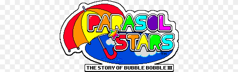 Taito Parasol Stars Logo, Dynamite, Weapon Png Image