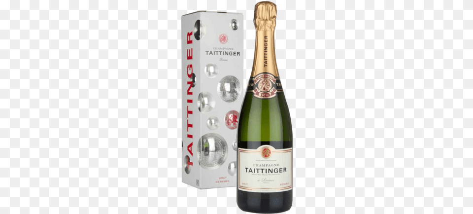 Taittinger Brut Res Taittinger Brut Reserve Champagne Gift Box, Alcohol, Wine, Liquor, Wine Bottle Free Png