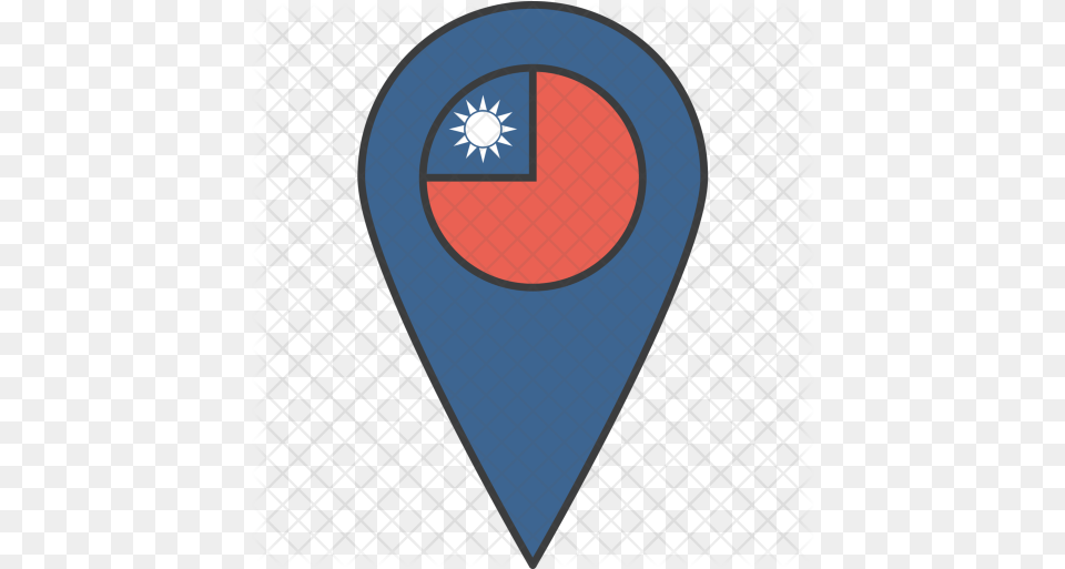 Taiwan Flag Icon Vertical, Logo, Guitar, Musical Instrument, Armor Free Png