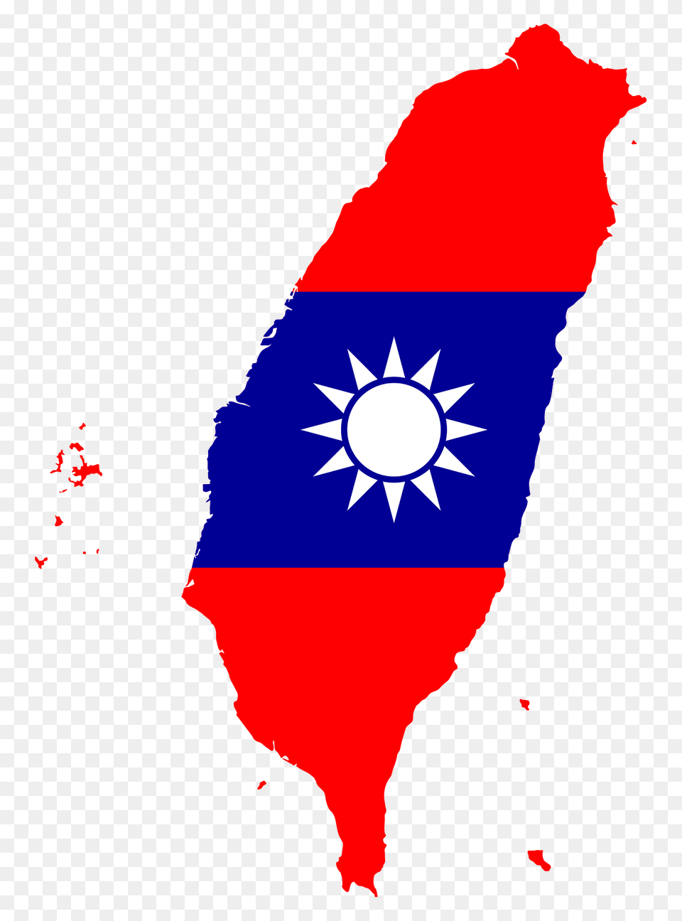 Taiwan Map Flag Clipart, Taiwan Flag Free Png