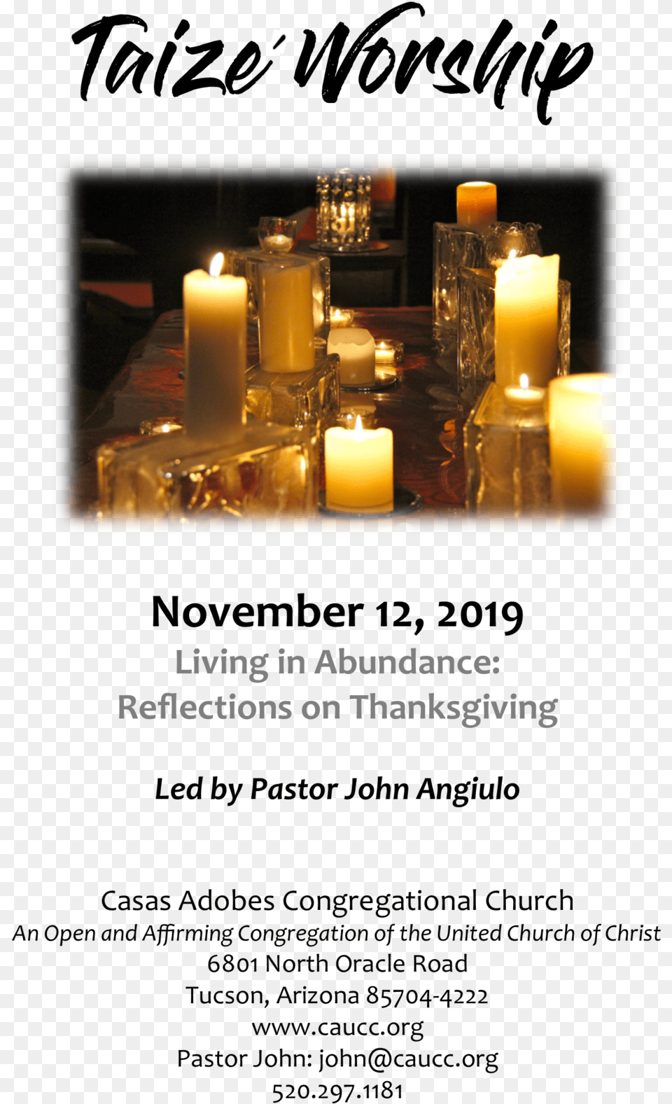 Taize November 2019 Flyer, Altar, Architecture, Building, Candle Free Transparent Png
