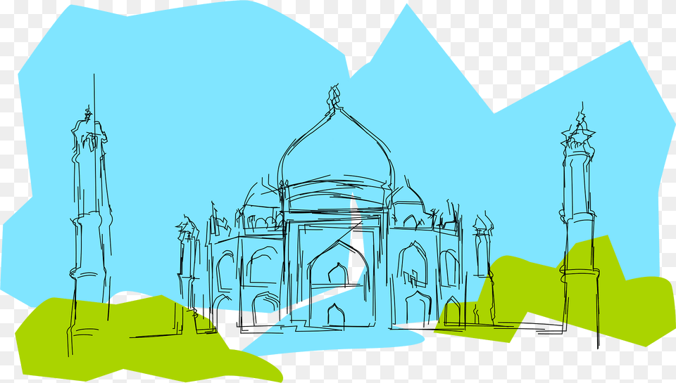 Taj Clipart, Architecture, Art, Building, Dome Free Png