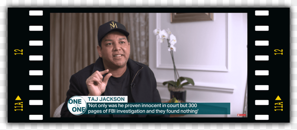 Taj Jackson Defending His Uncle Michael Post Leaving Photo Caption, Hat, Baseball Cap, Cap, Clothing Png Image