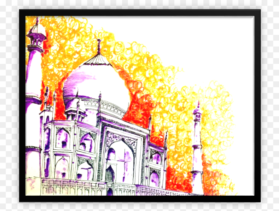 Taj Mahal Arch, Architecture, Building, Dome, Art Png