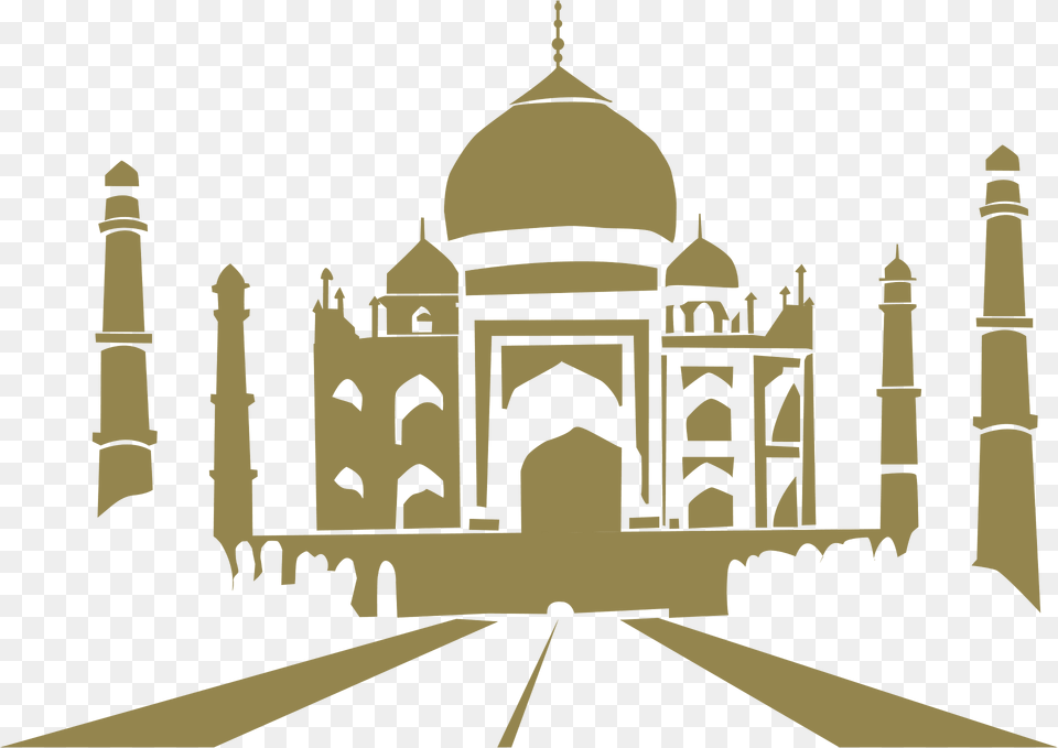Taj Mahal Clipart, Architecture, Building, Dome, Mosque Png