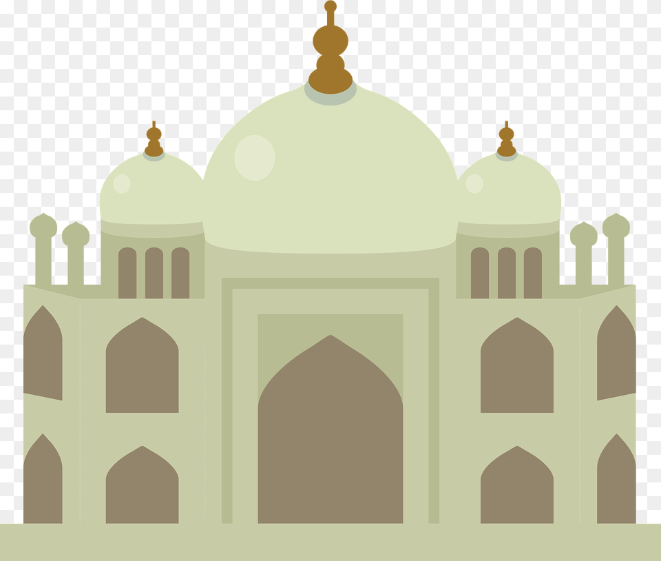 Taj Mahal Clipart, Architecture, Building, Dome, Mosque Free Png