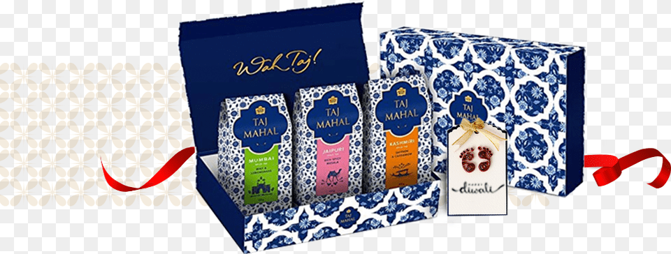 Taj Mahal Gift Box With 3 Assorted Flavoured Tea Tea, Envelope, Greeting Card, Mail, Book Png Image