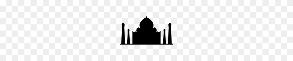 Taj Mahal Icons Noun Project, Gray Png Image