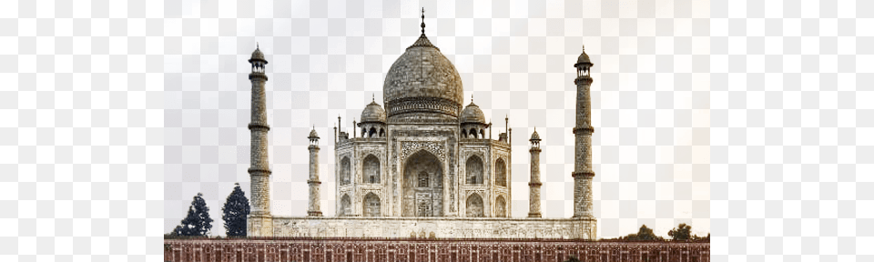 Taj Mahal Illustration, Arch, Architecture, Building, Dome Free Png Download