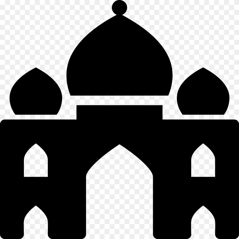 Taj Mahal Silhouette, Architecture, Building, Dome Free Png Download