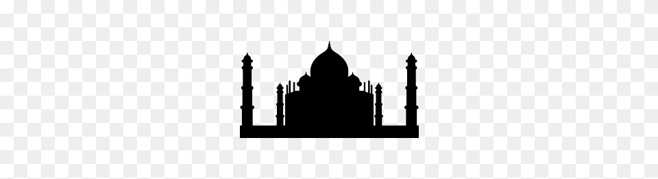 Taj Mahal Silhouette Free Cricut Silhouette, Architecture, Building, Dome, Mosque Png