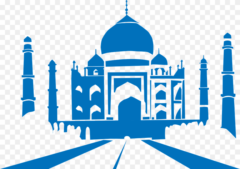 Taj Mahal Silhouette Taj Mahal Clip Art, Architecture, Building, Dome, Mosque Free Png