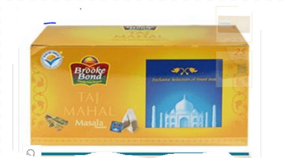 Taj Mahal Tea Bags Masala 25pcs Taj Mahal Tea Bag Free Png