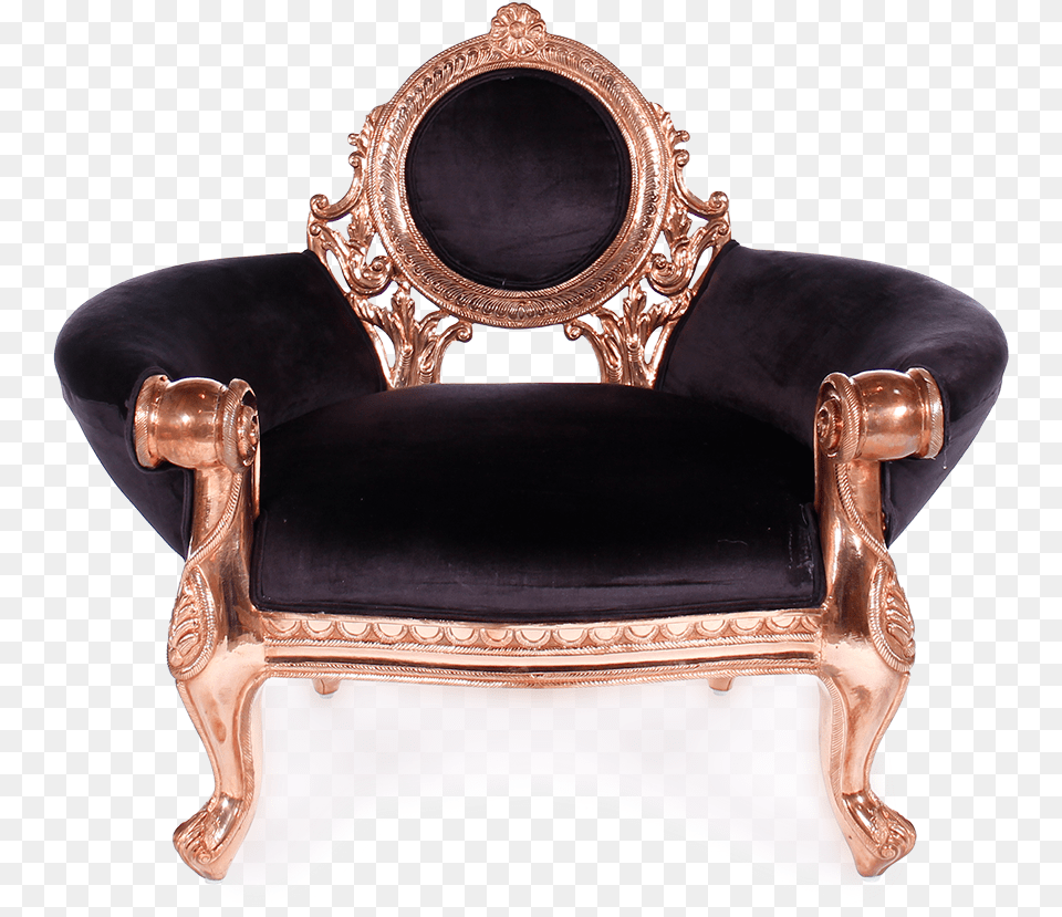 Taj Medium Luxury Chair, Furniture, Armchair, Throne Png