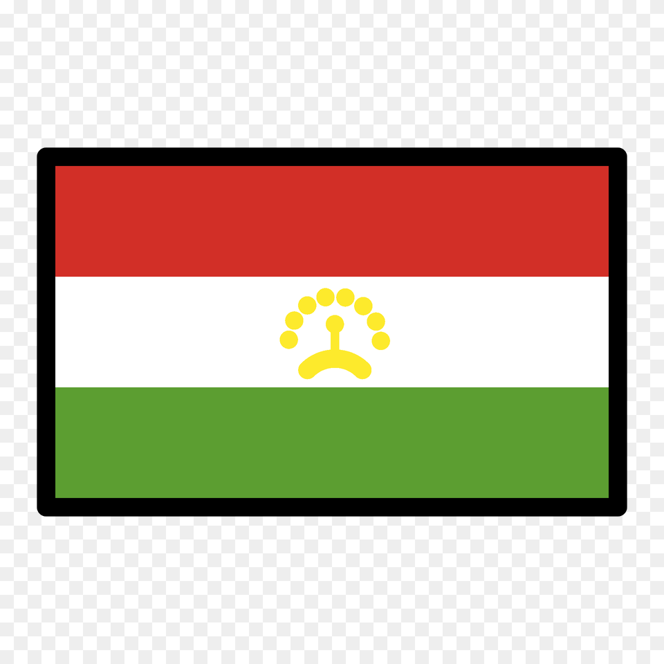 Tajikistan Flag Emoji Clipart, Blackboard Png