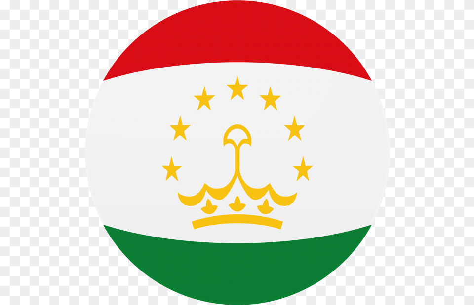 Tajikistan Round Flag Somon Air, Logo Free Png