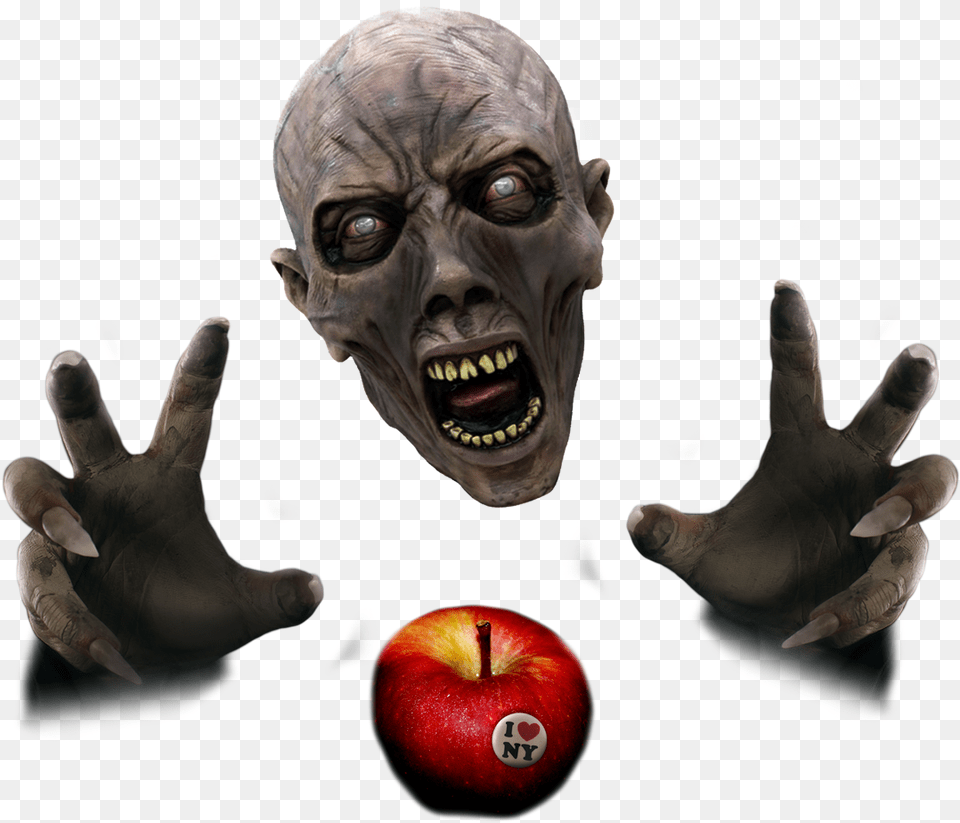 Take A Bite Out Of The Big Apple Apple, Produce, Person, Hand, Fruit Free Png Download