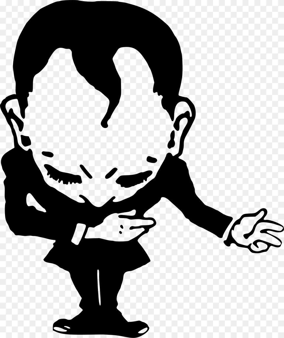 Take A Bow Clipart, Gray Png