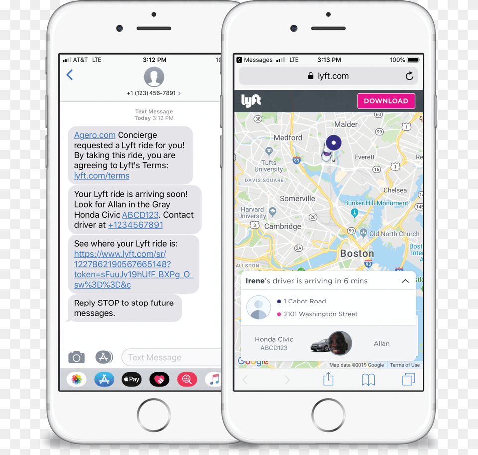 Take A Lyft With Your Tow Rides For The Roadside Iphone, Electronics, Mobile Phone, Phone, Person Free Transparent Png