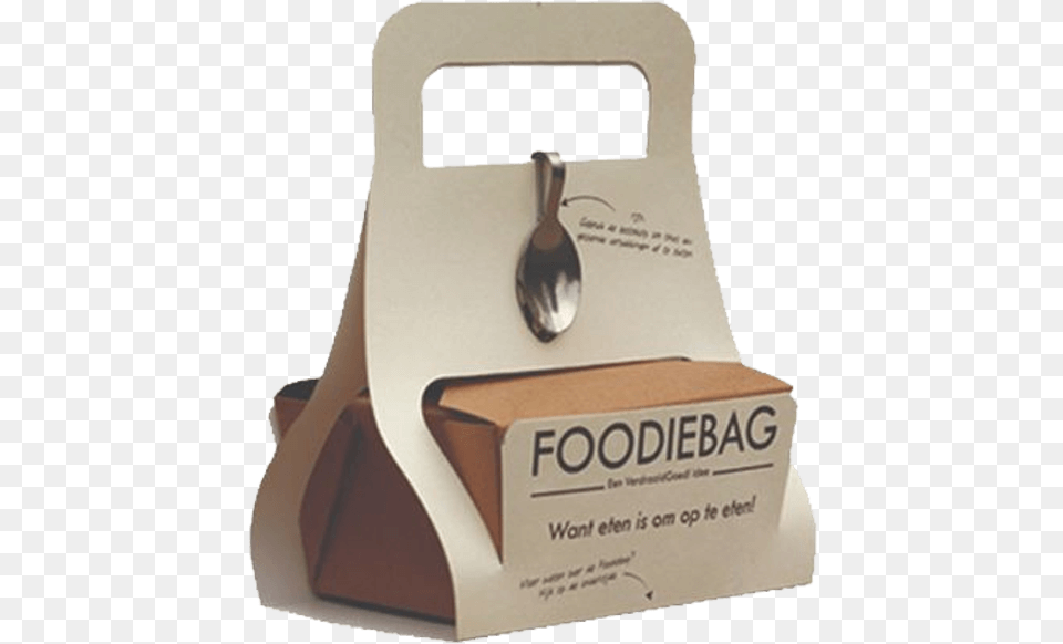 Take Away Food Packaging Design, Cutlery, Spoon, Box, Cardboard Png Image