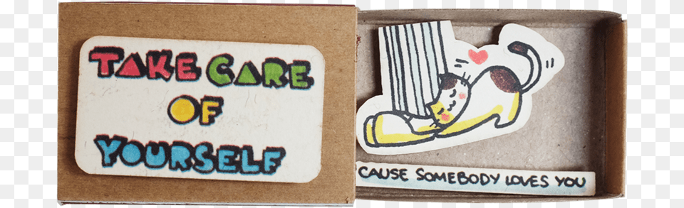 Take Care Of Yourself Matchbox Duck, Sticker Png Image