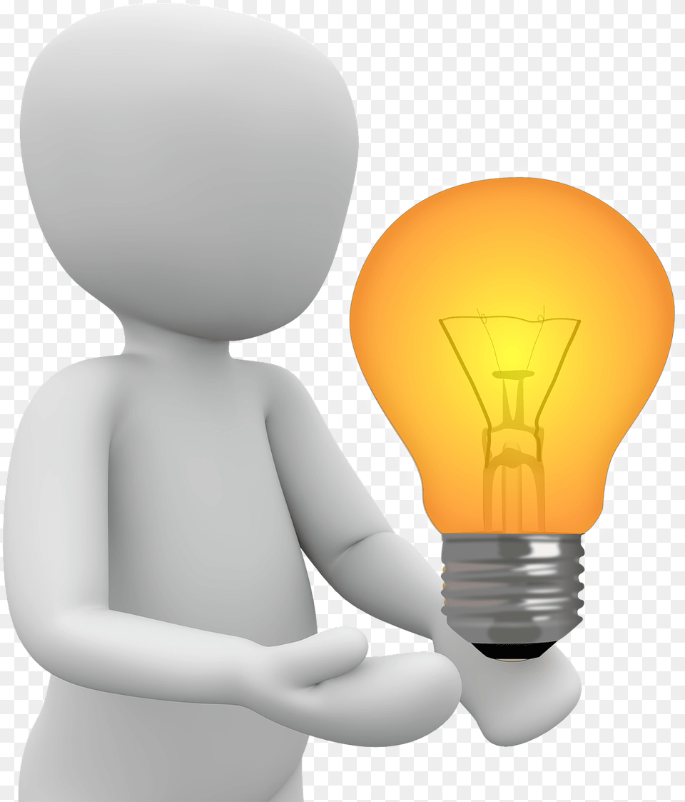 Take Home Message Illustration, Light, Lightbulb, Baby, Person Free Png Download