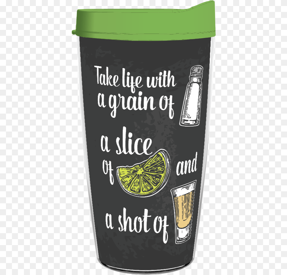 Take Life With A Grain Of Salt A Slice Of Lime And Guinness, Bottle, Food, Fruit, Plant Free Png Download