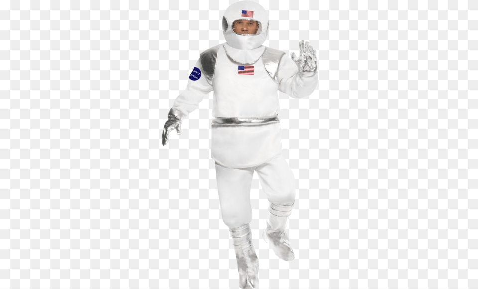 Take One Giant Leap In The Adult Astronaut Space Costume, Clothing, Person, Male, Man Png Image