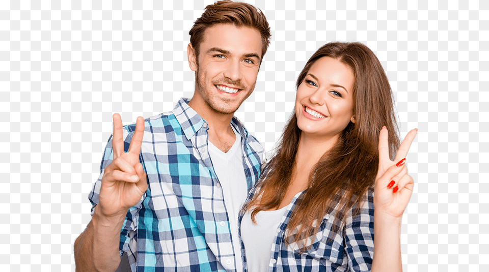 Take Our Smile Assessment Smiling Man And Woman Happy Smile Man And Woman, Head, Face, Person, Male Free Png