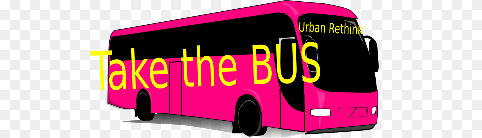 Take The Bus Clip Art, Transportation, Vehicle, Tour Bus, Machine Free Png