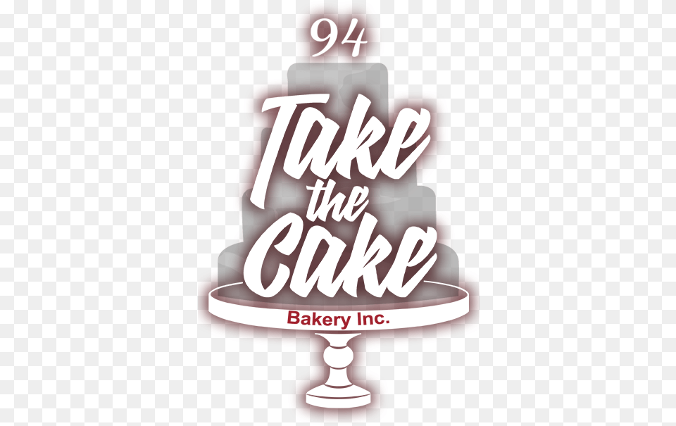 Take The Cake Okotoks Alberta 94 Take The Cake Logo, Birthday Cake, Cream, Dessert, Food Free Png Download