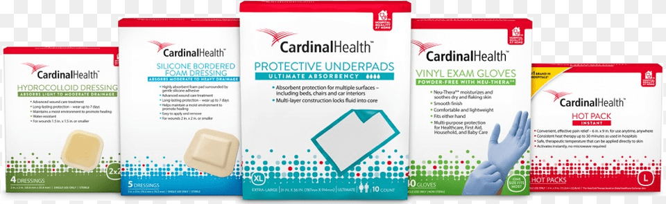 Take The Hospital Quality To Your Home Sweet Home Cardinal Health Protective Underpad Premium Absorbency, Advertisement, Poster, Clothing, Glove Png Image