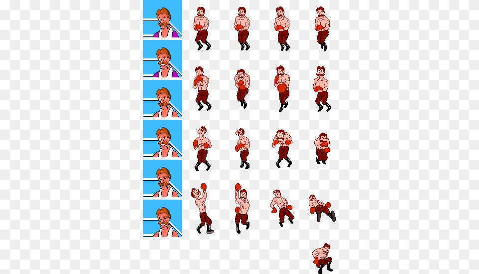 Take These Mike Tyson39s Punch Out Sprites And Animate, Publication, Book, Comics, Person Png Image