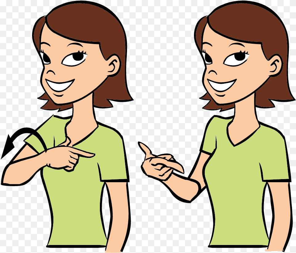 Take Turns Asl Sign For Pink, Adult, Person, Woman, Female Free Png Download