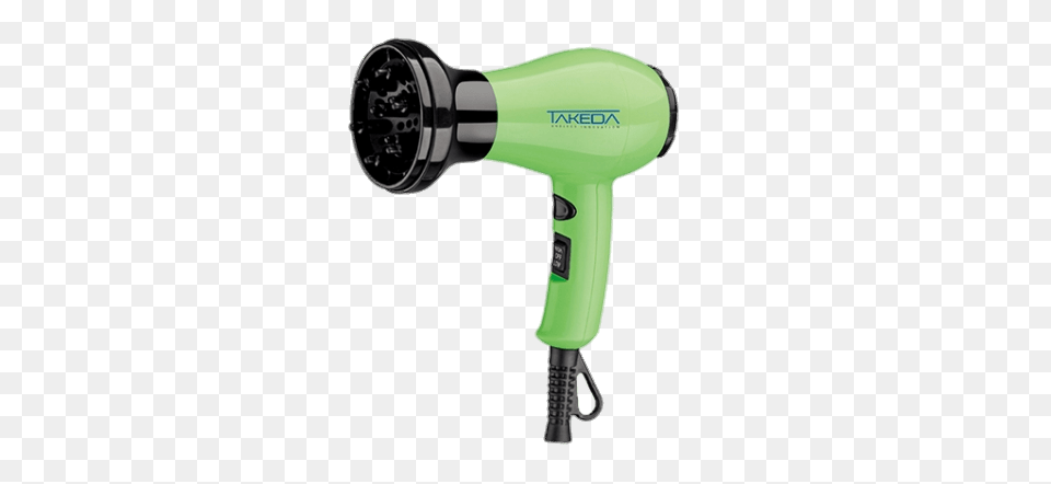 Takeda Green Hairdryer, Appliance, Blow Dryer, Device, Electrical Device Png