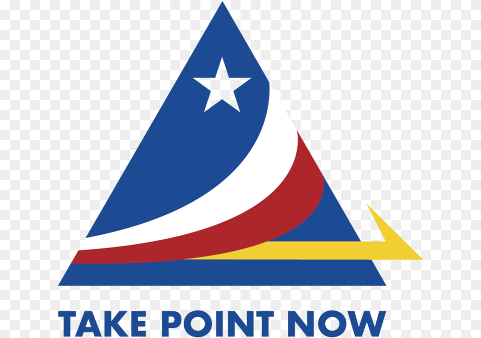 Takepointnow Logos Transparent Mark Text, Triangle, Flag Free Png