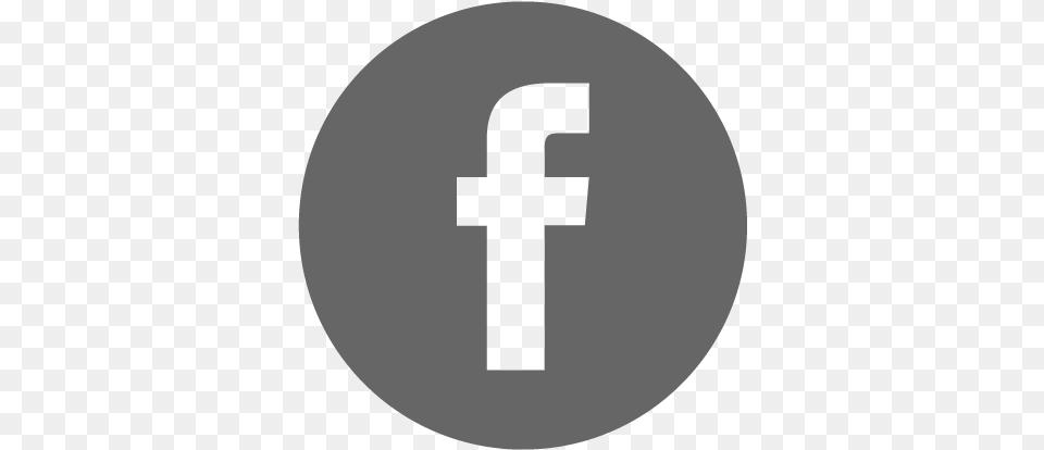 Taketina Round Facebook Logo Grey, Cross, Symbol, Text Free Png Download