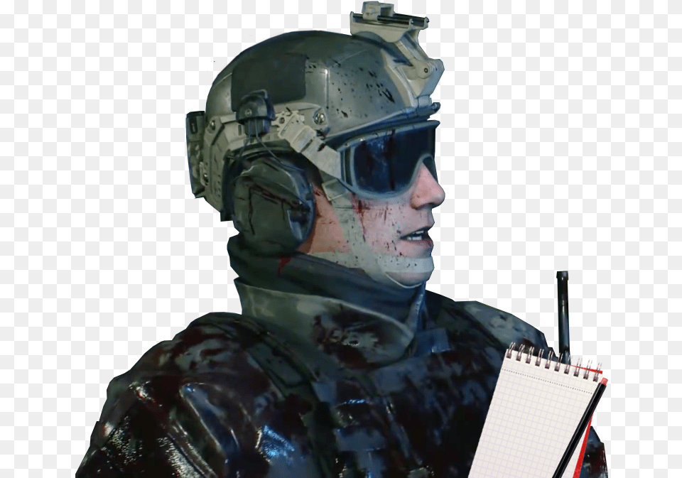 Taking Notes, Helmet, Man, Adult, Male Png Image