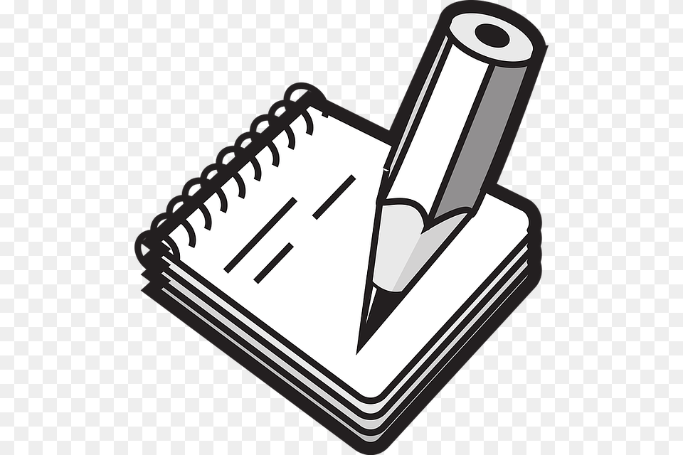 Taking Notes Clip Art, Text, Pencil Png Image