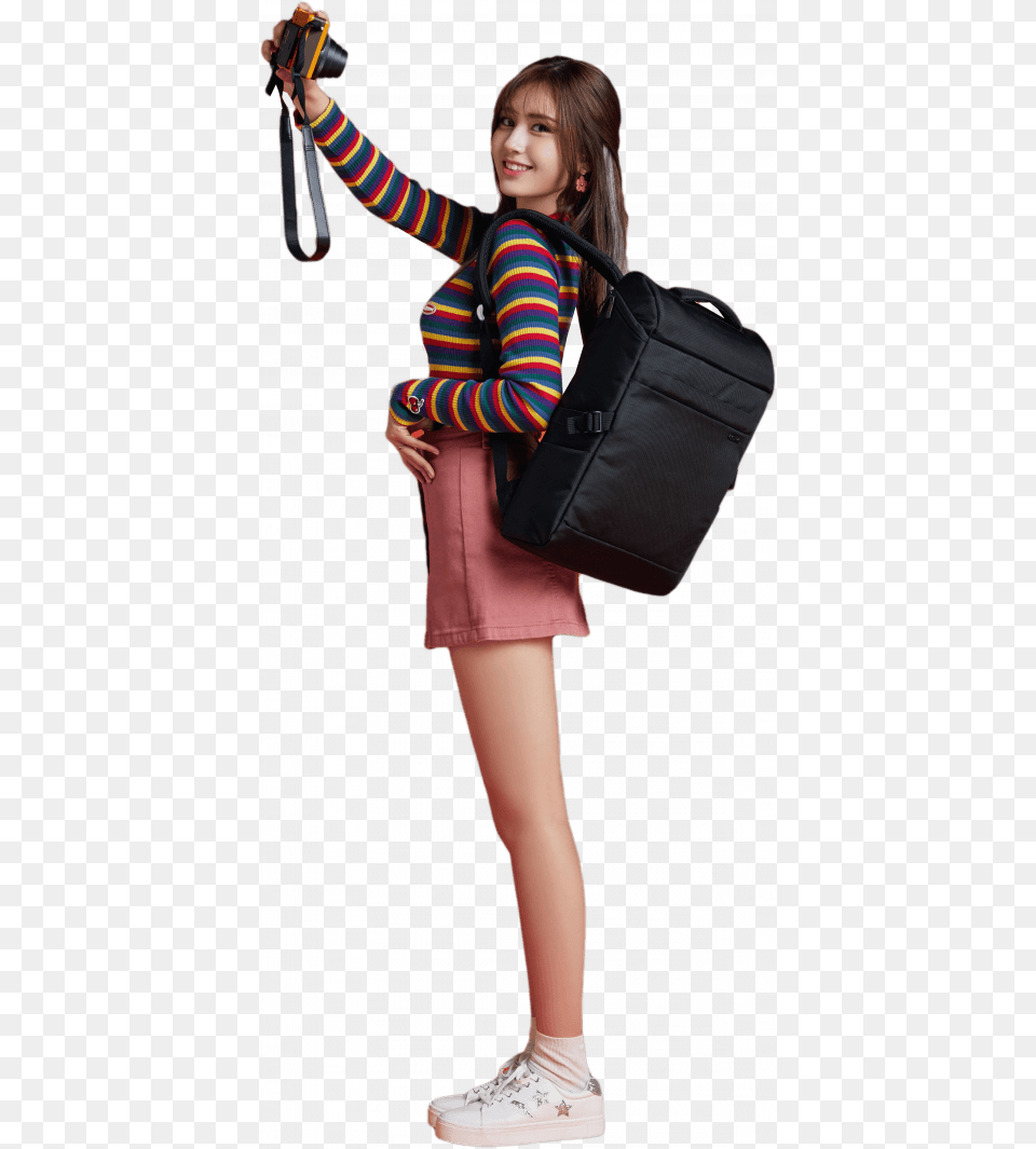 Taking Selfie Girl, Accessories, Bag, Clothing, Shoe Png