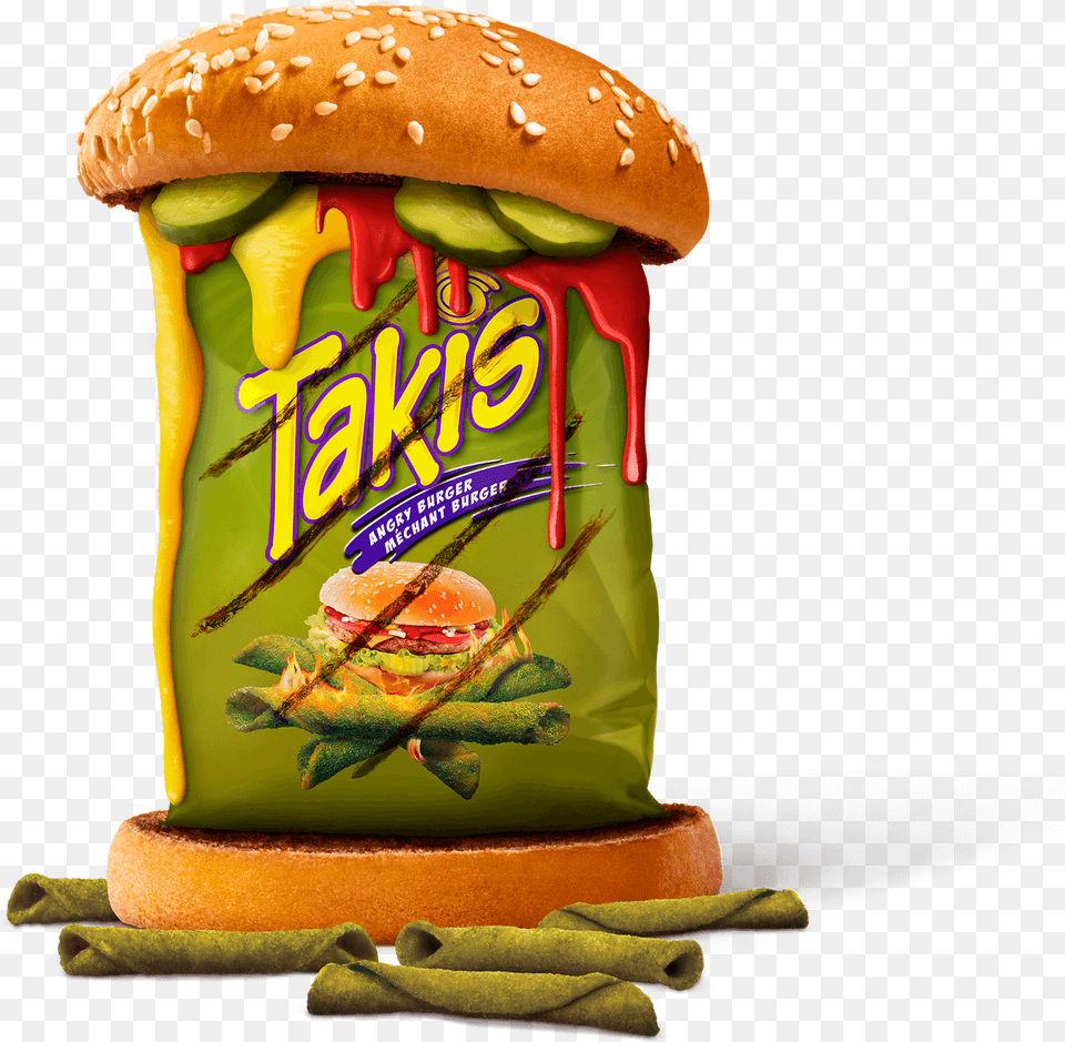 Takis Bag Angry Burger Flavor Angry Burger Takis, Food Free Png Download