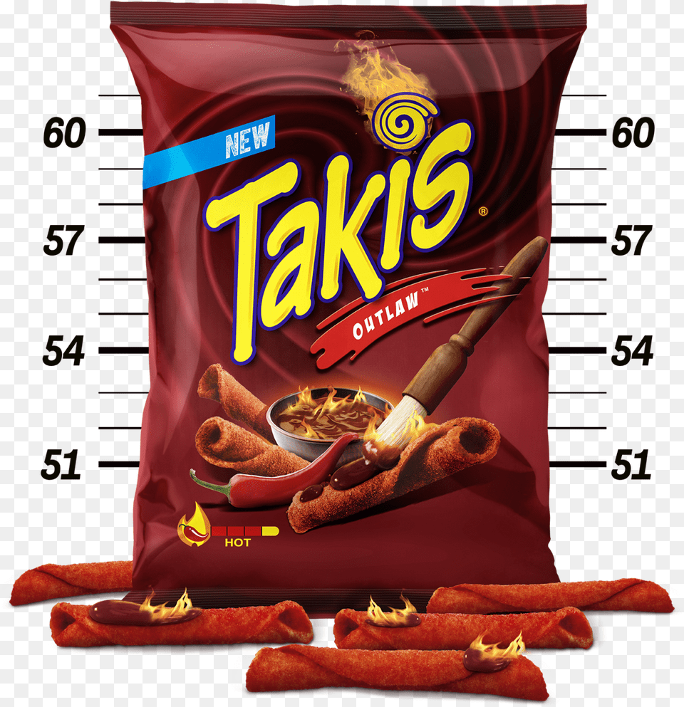 Takis Bag Outlaw Flavor Takis Fuego, Food Free Png