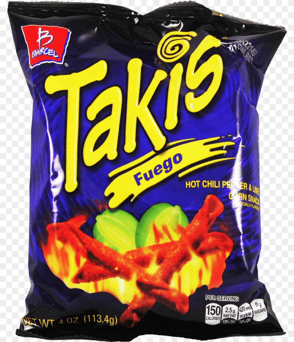 Takis Fuego 4 Oz, Food, Snack, Sweets, Person Png Image