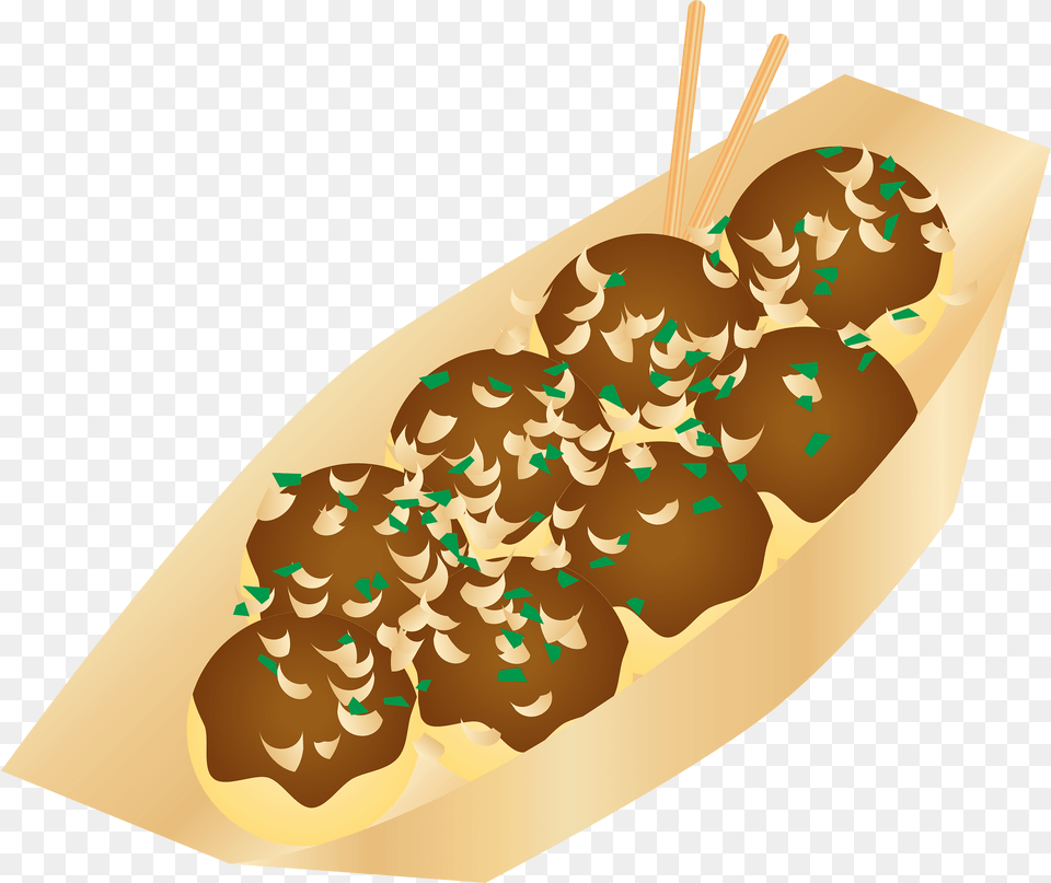 Takoyaki Food Clipart, Animal, Fish, Sea Life, Shark Free Png