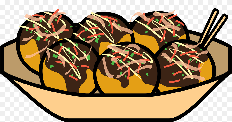 Takoyaki Food Clipart, Sweets, Dynamite, Weapon, Donut Free Png