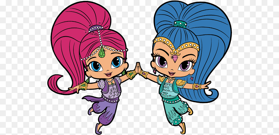 Tala Shimmer Shine Shimmer And Shine Clipart, Book, Comics, Publication, Baby Png