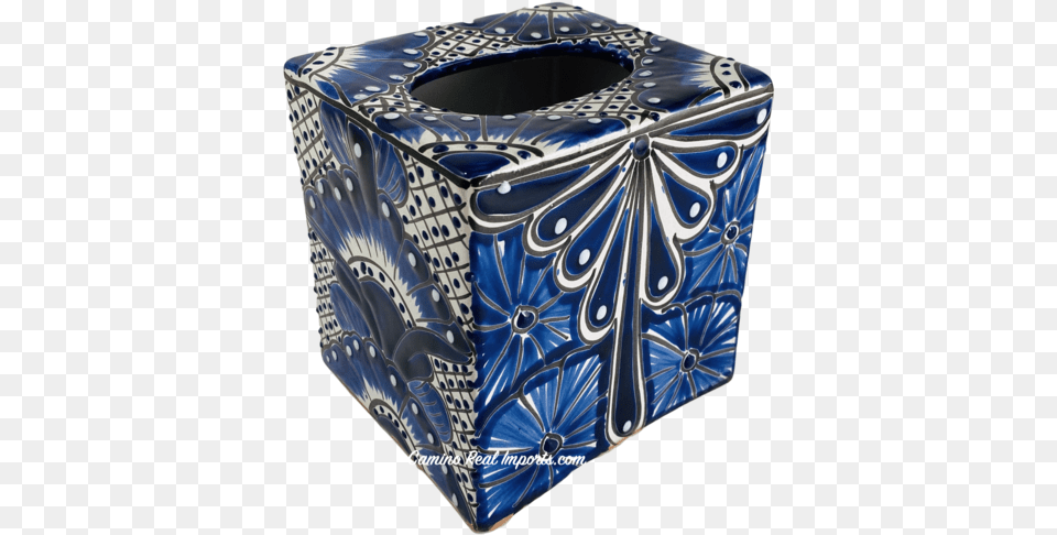 Talavera Tissue Box Cover Ttb001 Box, Art, Porcelain, Pottery, Jar Free Png