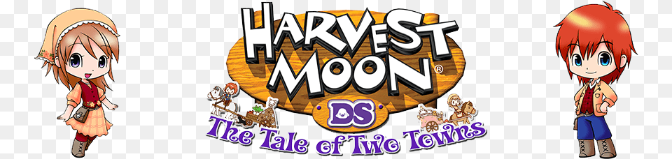 Tale Of Two Towns Harvest Moon Ds, Book, Comics, Publication, Baby Free Png