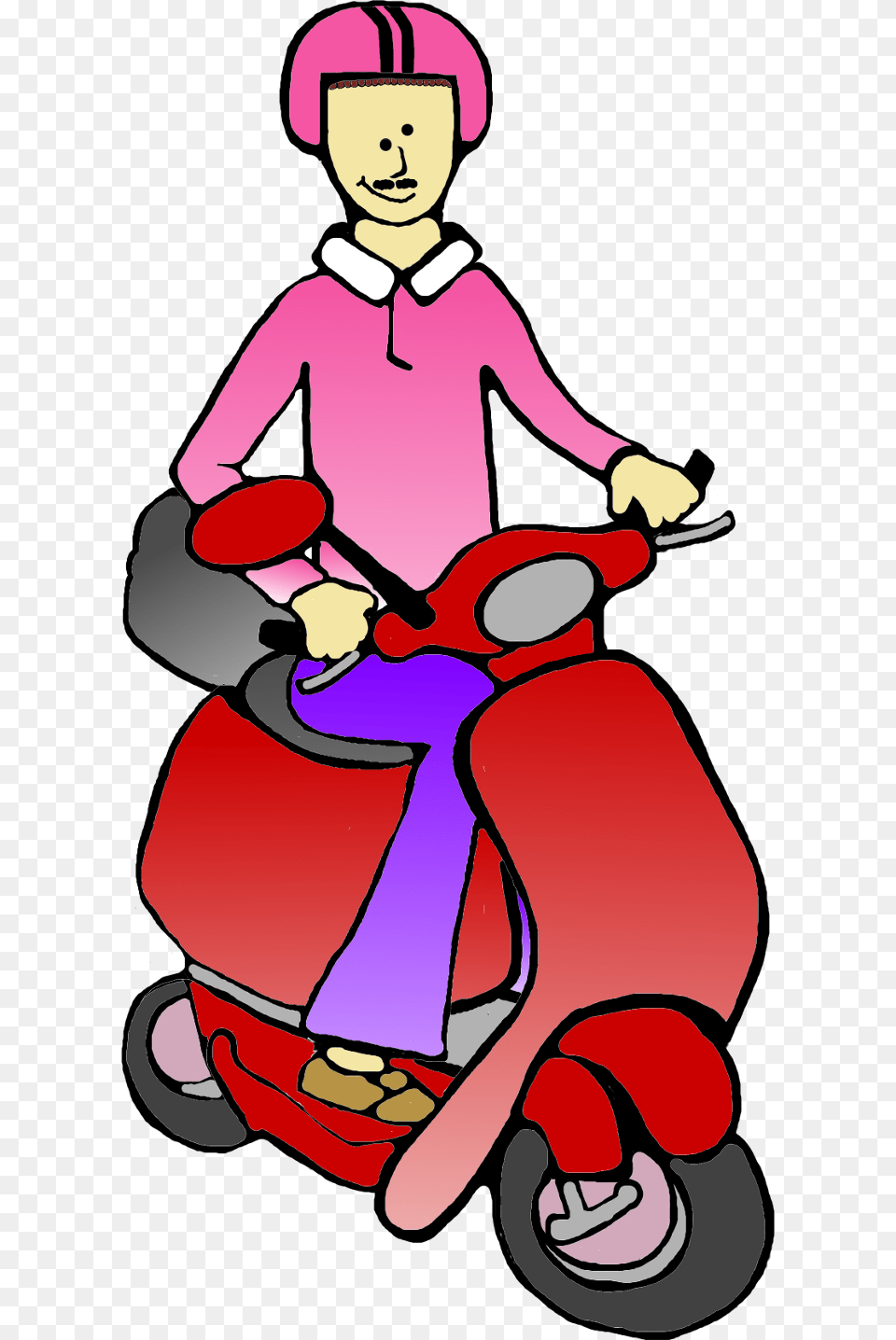 Talented Clip Art Creator, Baby, Person, Transportation, Motorcycle Free Transparent Png