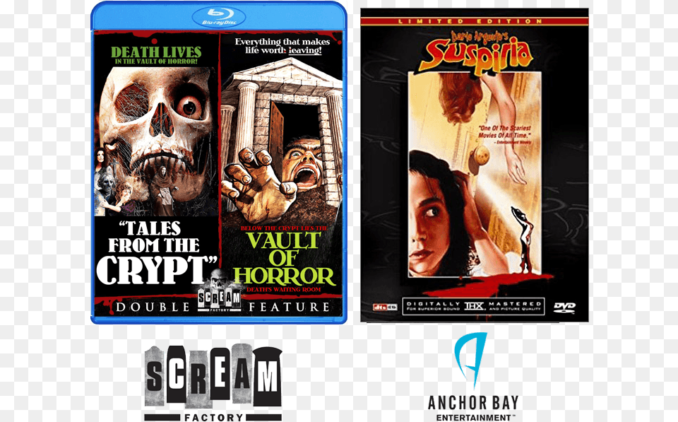 Tales From The Crypt Vault Of Horror Blu Ray, Advertisement, Book, Publication, Poster Free Transparent Png